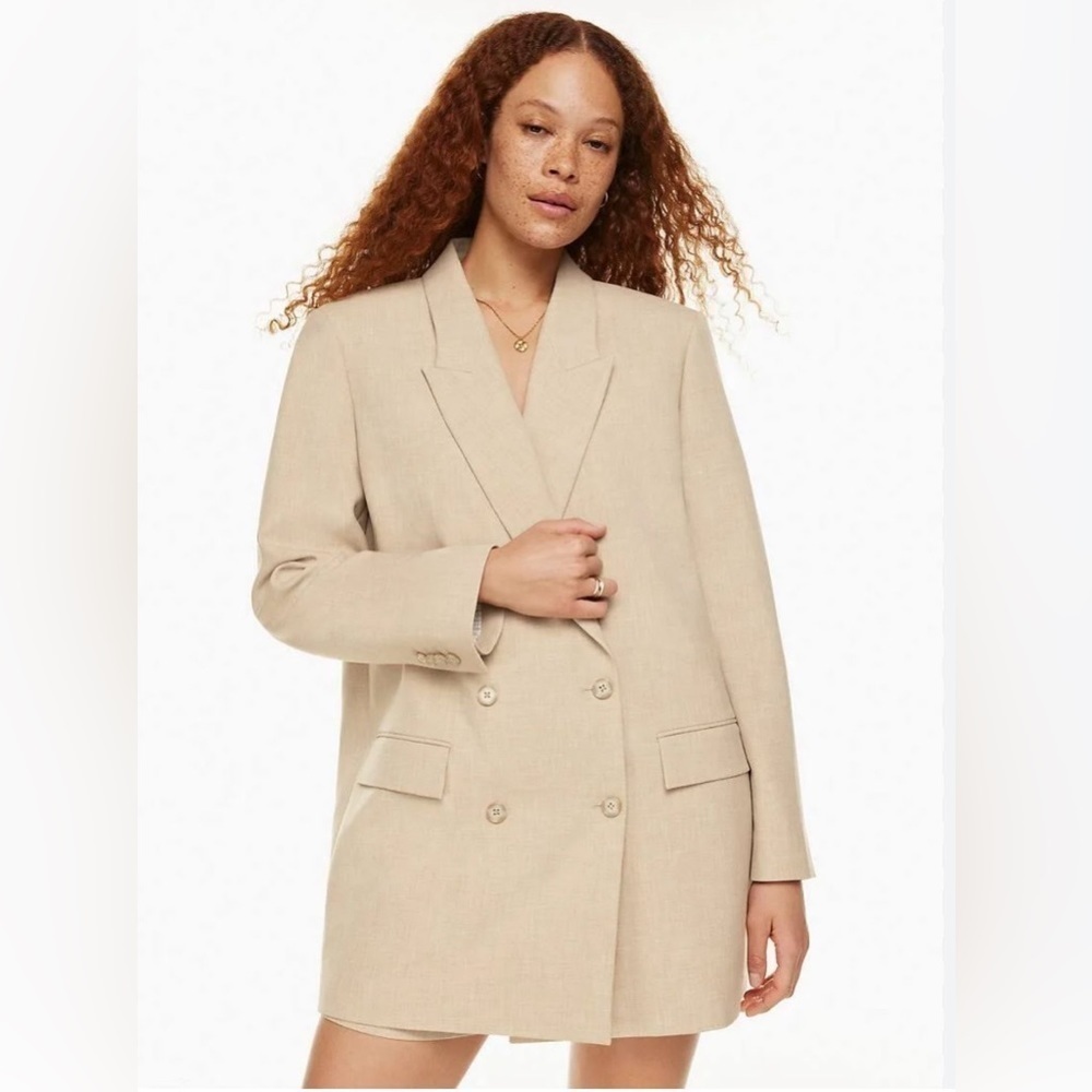Wilfred Cherrelle Blazer in Heather Oat Beige Size XS